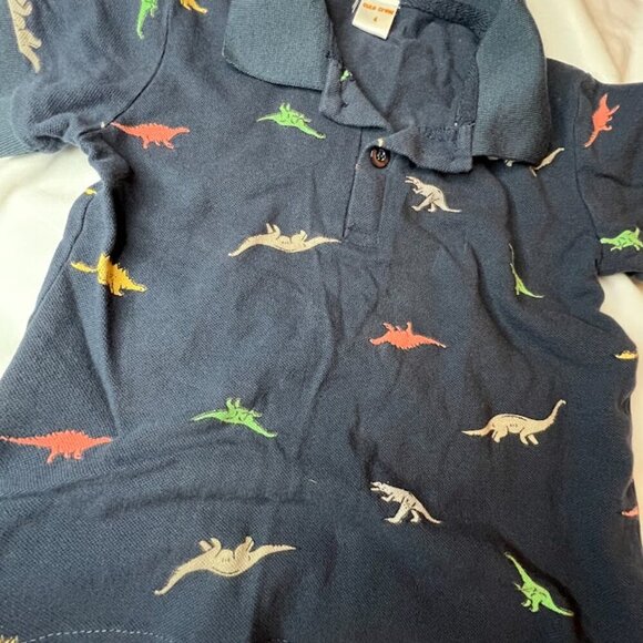 Toddler Boys Dinosaur Polo Size 4 - Picture 4 of 4